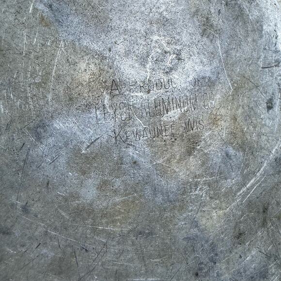 Leyse Aluminum Co MSA orange Sticker Metal bucket Coal Miner Railroad‎ VINTAGE - Picture 7 of 12